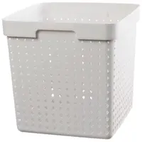 Košík Seoul XL biely 296x296x296