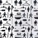 Závěs peva couple černý/bílý 06847 Bisk