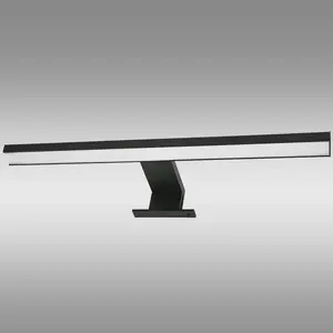 Nástenné svietidlo LEITO 6352 8W LED 40 cm čierne K K1