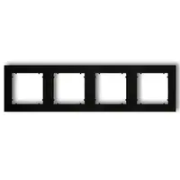 Rámček čierny mat 12MR-4