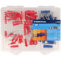 Set universálních hmoždinek s vruty 124 ks