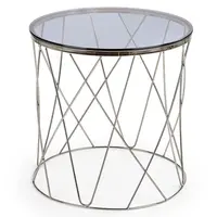 Konferenční stolek Selena kouřový/chrom