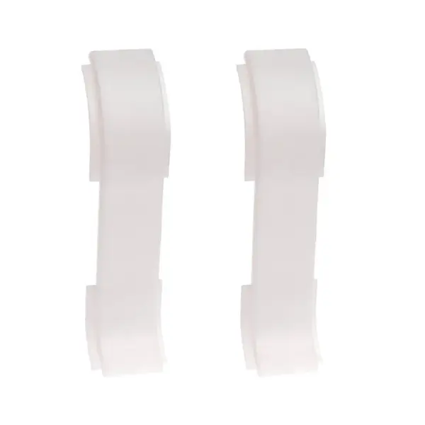Spojka podlahovej lišty 9003 Premium Classic – Biela mat - 2 ks.