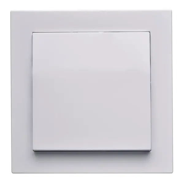 Vypínač jednopólový Cubus bílý 28500      