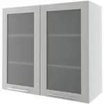 Kuchynská skrinka Emporium W3S/80 light grey stone/biela