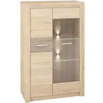 Vitrína Castel 06 Sonoma/hľuzovka