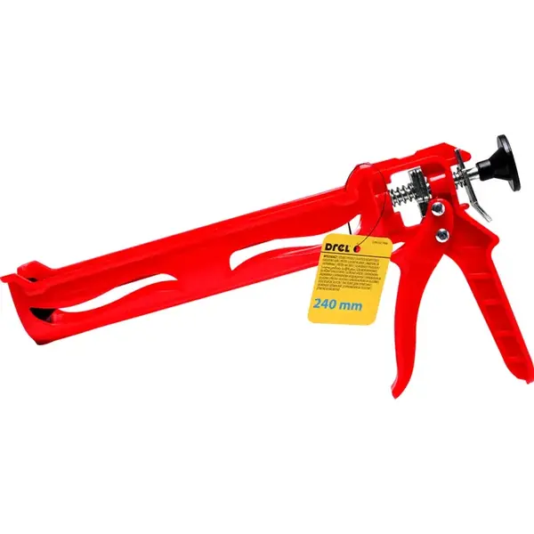 Plastová vytlačovací pistole červená 240 mm