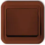 L 4WPT-1 vypínač Liza jendotlivý hnedý