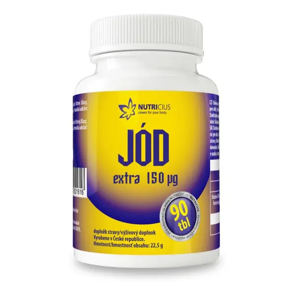 Nutricius Jód Extra 150 mcg 90 tablet