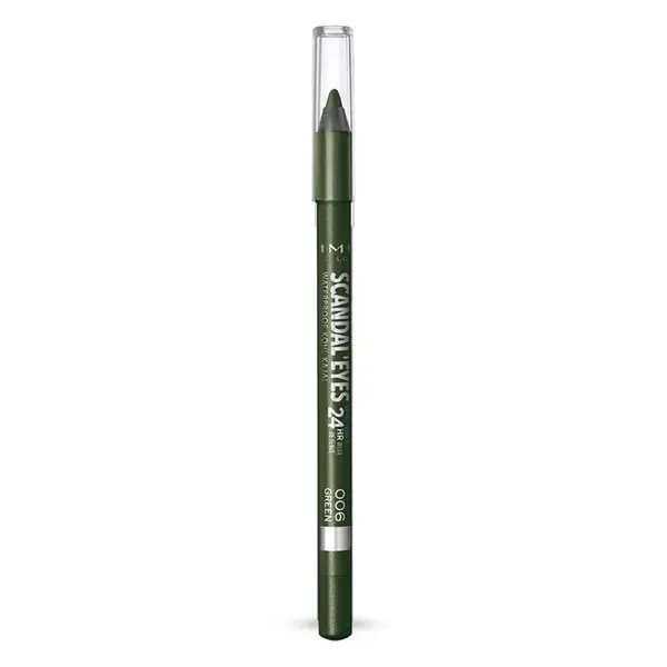Rimmel Vodeodolná kajalová ceruzka na oči Scandal Eyes 24H (Waterproof Kohl Kajal) 1,3 g 006 Green