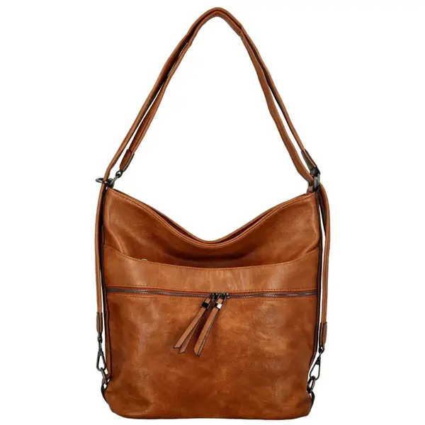 Dámský kabelko/batoh hnědý - Romina & Co Bags Aglaia