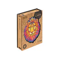 Unidragon Dřevěné puzzle Mysterious Lion 192 ks