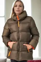 Z9682 DEWBERRY WOMEN'S JACKET-KHAKI