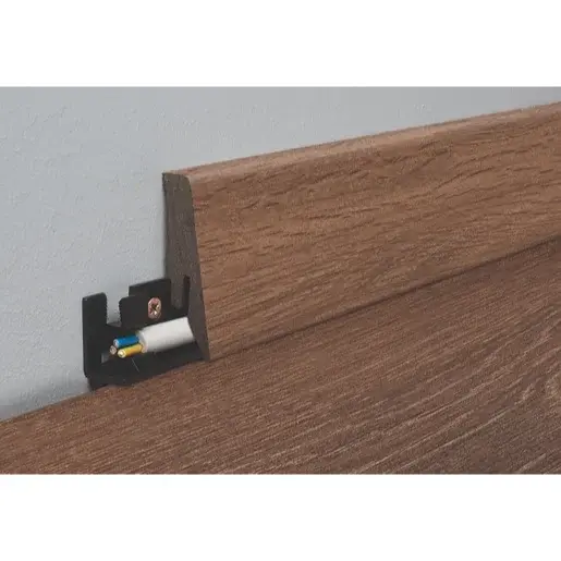 Lišta soklová Naturel hnedá, MDF, dĺžka 260 cm, L58C8473