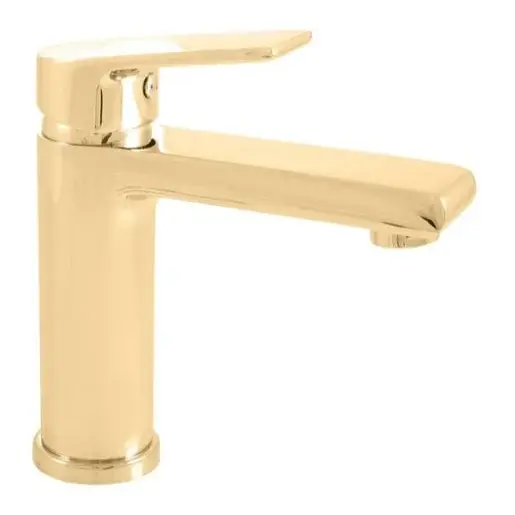 RAV SLEZÁK Colorado umývadlová batéria bez výpuste zlatá CO128.0Z