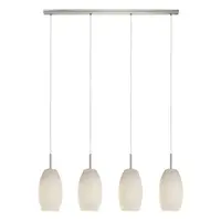 Závesné osvetlenie Eglo BATISTA 3 biela 97587