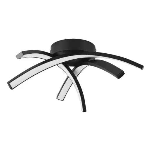 LED stropné osvetlenie Eglo DESTRO-E čierna 74077