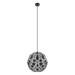 Závesné osvetlenie Eglo SKOURA 1 čierna 39618