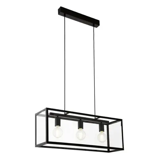 Závesné osvetlenie Eglo CHARTERHOUSE čierna 49393