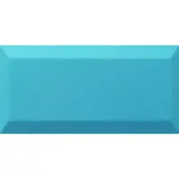 Obklad Ribesalbes Chic Colors teal bisiel 10x20 cm lesk CHICC1778