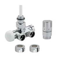 Termostatická sada ISAN rohová jednobodová ľavá nerez O39NWAL150