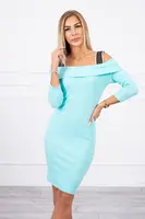 Kesi Šaty so širokými ramienkami mäta