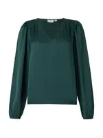 VILA Blúzka 'VIEllette'  smaragdová