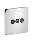 Hansgrohe Shower Select uzatvárací a prepínací ventil pre 3 spotrebiče axor showerselect, chróm 36773000