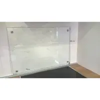 Sklo za varnou dosku 70x48 cm s úchyty SKLO70