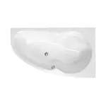 Asymetrická vaňa Laguna Luiza 140x95 cm akrylát pravá LU1400P