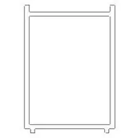 Rozširujúci profil pre sprchový kút Siko TEX NDTEXROZP