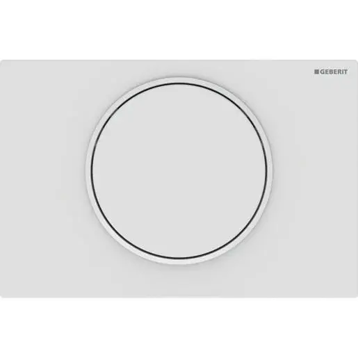 Geberit Sigma10 ovládacie tlačidlo oceľ biela matná 115.758.01.5