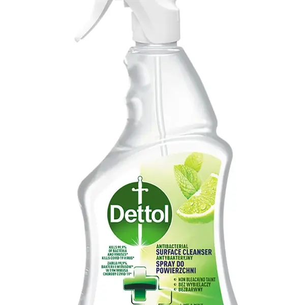 Dettol Antibakteriální sprej na povrchy Limetka a máta 500 ml