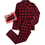 CELIO XJIPYFLANE Pánské pyžamo, červená, velikost