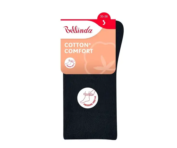 Bellinda Cotton Comfort vel. 35/38 dámské klasické ponožky 1 pár černé