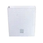 Prosperplast Kvetináč s vkladom Rato Low 22,5 cm, biely