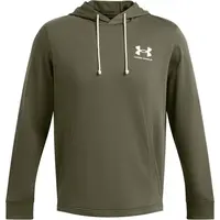 Under Armour RIVAL TERRY Pánska mikina, khaki, veľkosť L