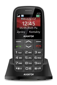 Aligator A770 Senior černá + stolní nabíječka