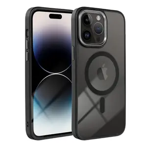 Zadní kryt COLOR EDGE MAG COVER case compatible with MagSafe pro Apple iPhone 16, černá