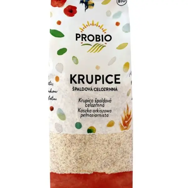 PROBIO Krupice špaldová celozrnná BIO 400 g