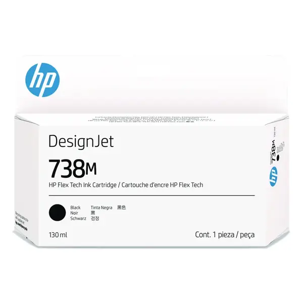 HP 738 A24VLA černá (black) originální cartridge