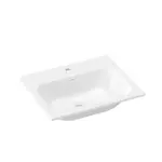 Ravak Chrome Slim nábytkové umývadlo 60,5x49 cm otvor pre batériu uprostred XJX01160008