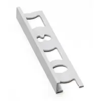 Lišta ukončovací "L" Profil-EU svetlo sivá, PVC, dĺžka 250 cm, výška hrany 8 mm, LL82503