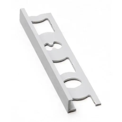 Lišta ukončovací "L" Profil-EU svetlo sivá, PVC, dĺžka 250 cm, výška hrany 8 mm, LL82503