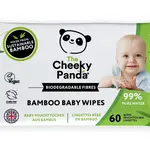 Cheeky Panda Vlhčené ubrousky 100% rozložitelné 60 ks