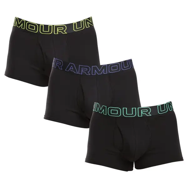 Under Armour 3PACK pánské boxerky černé (1383891 002) 5XL