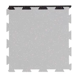Okraj pro zátěžovou podložku inSPORTline Puzeko 50x50x1 cm černá - varianta B