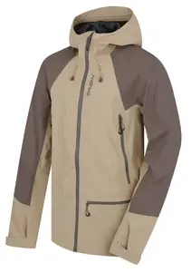 Husky Nanola M XXL, beige/grey Pánská hardshell bunda