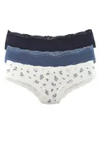 VIVANCE Nohavičky  modrá / tmavomodrá / biela