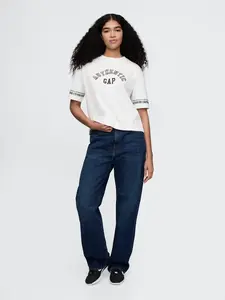 GAP Dámské Oversize tričko Heavyweight Americana 729563-04 Velikost: S